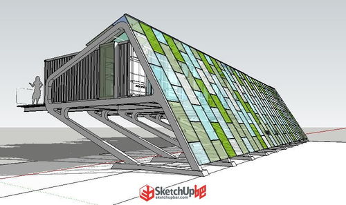 一鍵珍藏 創(chuàng)意集裝箱建筑 SketchUp 模型庫(kù)與資源共享指南